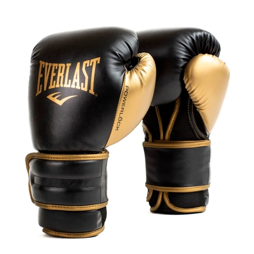 Everlast Powerlock 2r Boksehandsker - Sort/guld Fitness