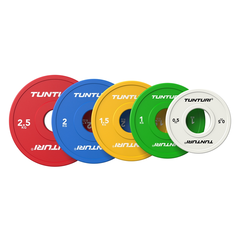 Tunturi Platinum Fractional Vægtskiver - 0,5-2,5 kg