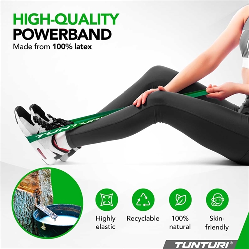 Tunturi Powerband - Ekstra Let materiale