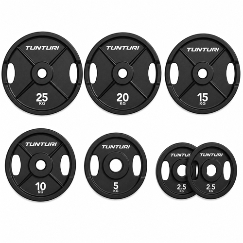 Tunturi Platinum Støbejern Vægtskiver - 5 - 25 kg