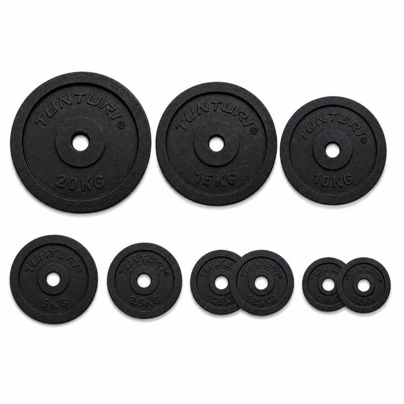 Tunturi Støbejerns Vægtskiver - 30 mm