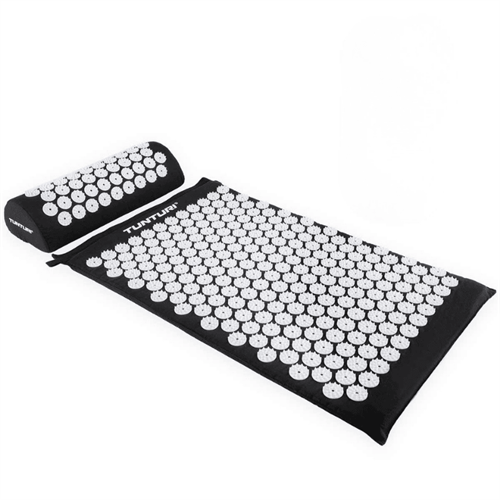 Tunturi Akupressur Måtte med pude - Sort