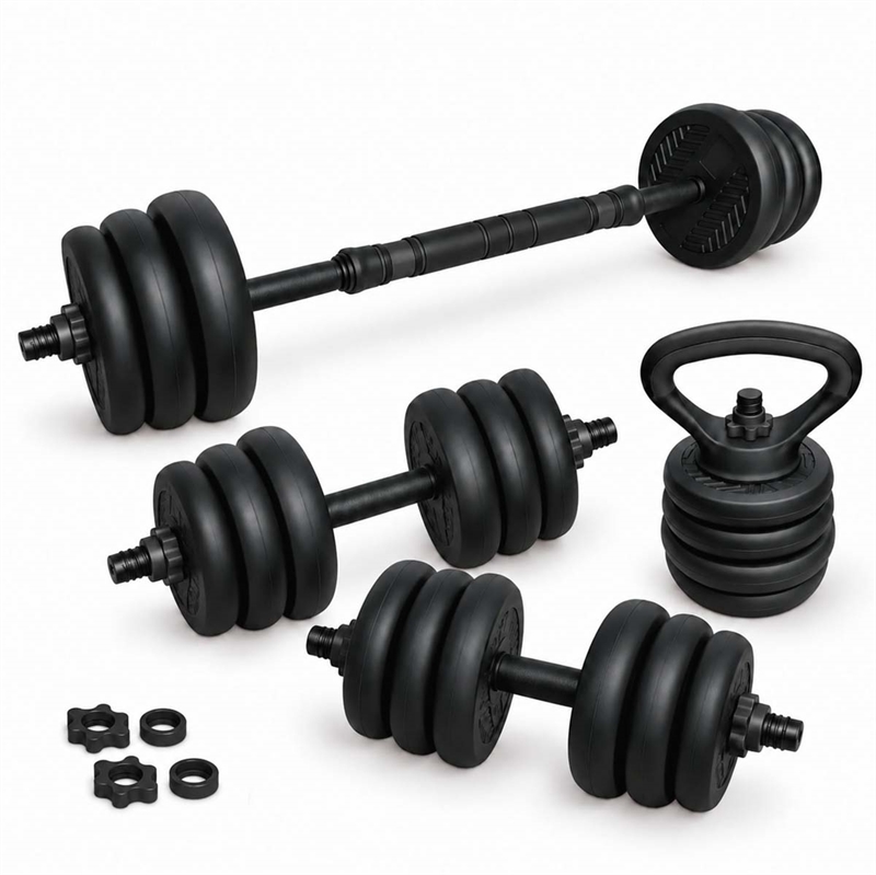 Active Sports Gear Justerbart Vægtsæt - Sort/Sort - 20 kg