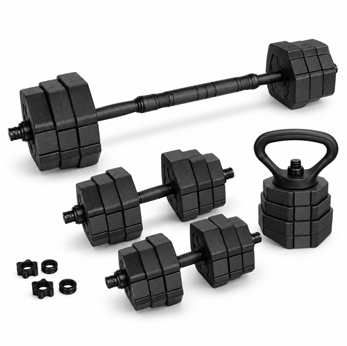 Active Sports Gear Justerbart HEX Vægtsæt - Sort/Sort
