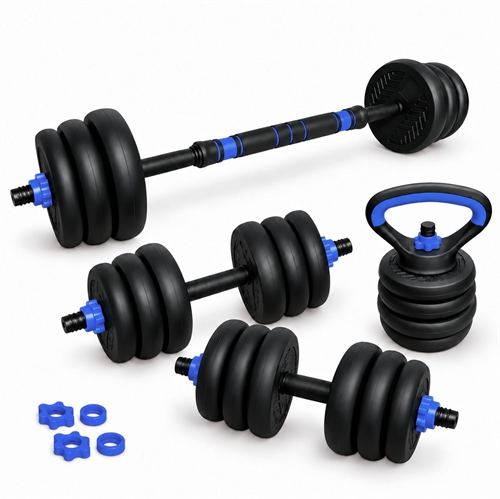 Active Sports Gear Justerbart Vægtsæt - Sort/Blå - 20 kg