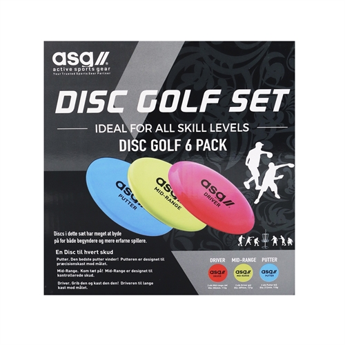 Kasse til ASG Disc Golf Sæt - 6 stk. 