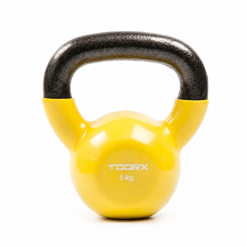 Kettlebell 6 kg | Spar 10% ved køb af 2 | Toorx vinyl kettlebell (4 - 24 kg)