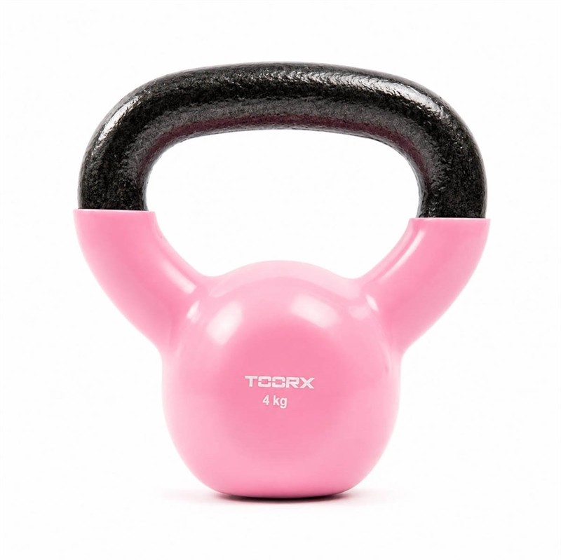 Kettlebell 4 kg | Spar 10% ved køb af 2 | Toorx vinyl kettlebell (4 - 24 kg)