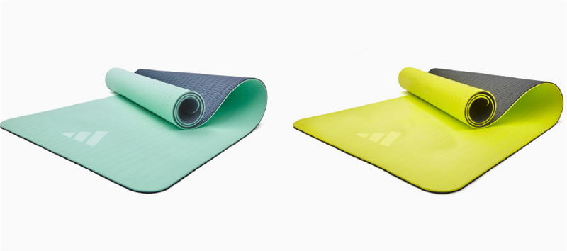 Adidas Dobbeltsidet 6 mm Yogamåtte - Flere farver (176 x 61 cm)