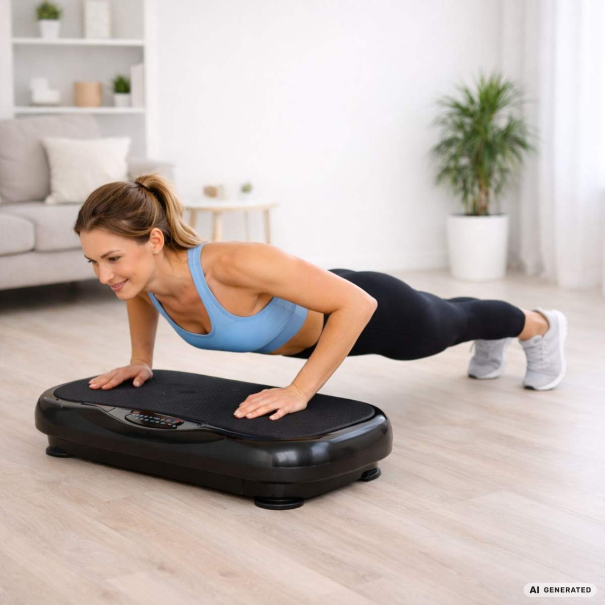 Push-ups på vibrationstræner