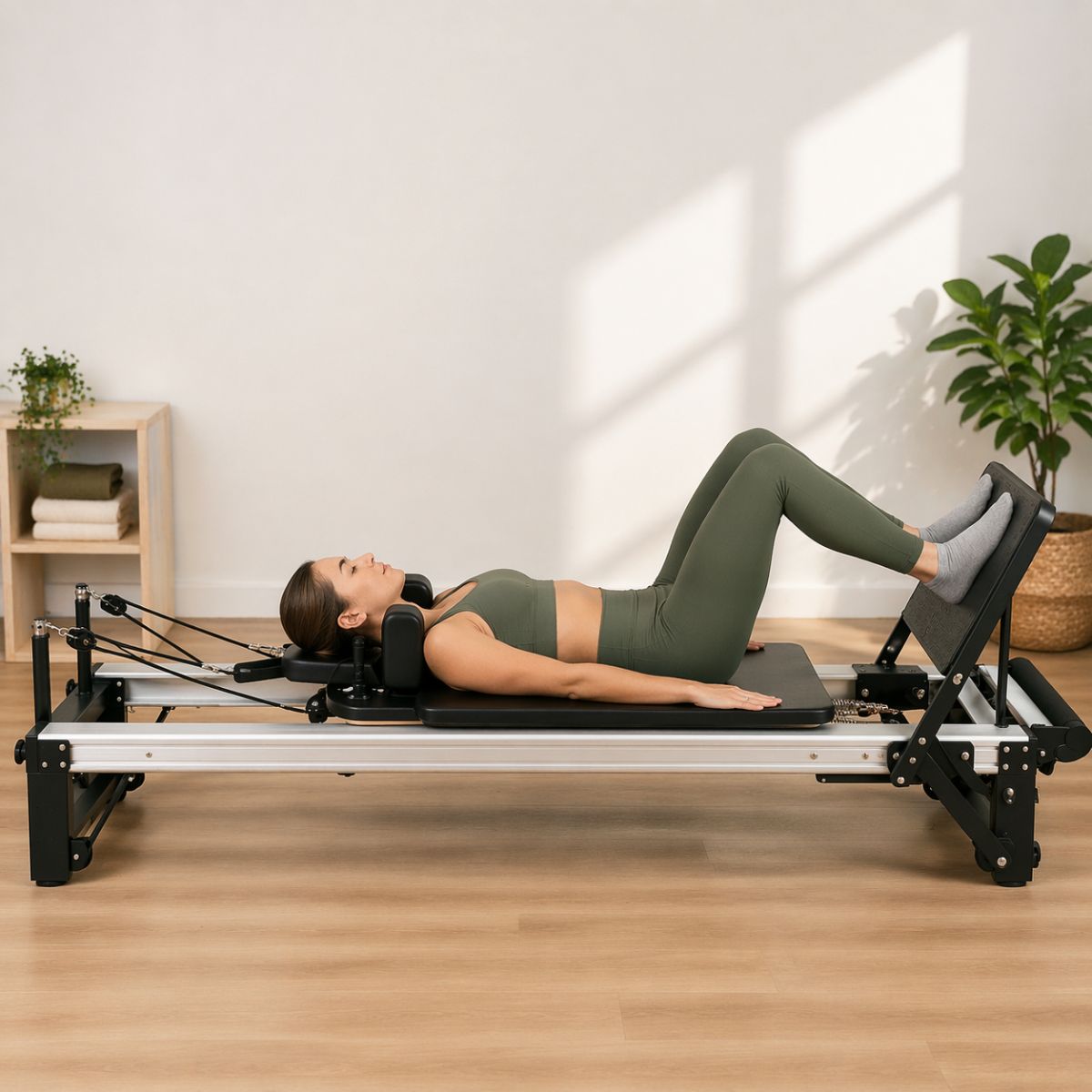 Footwork reformer pilates