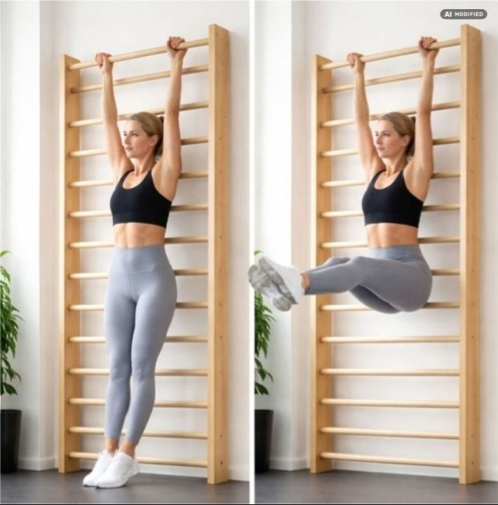Leg raises på ribbe