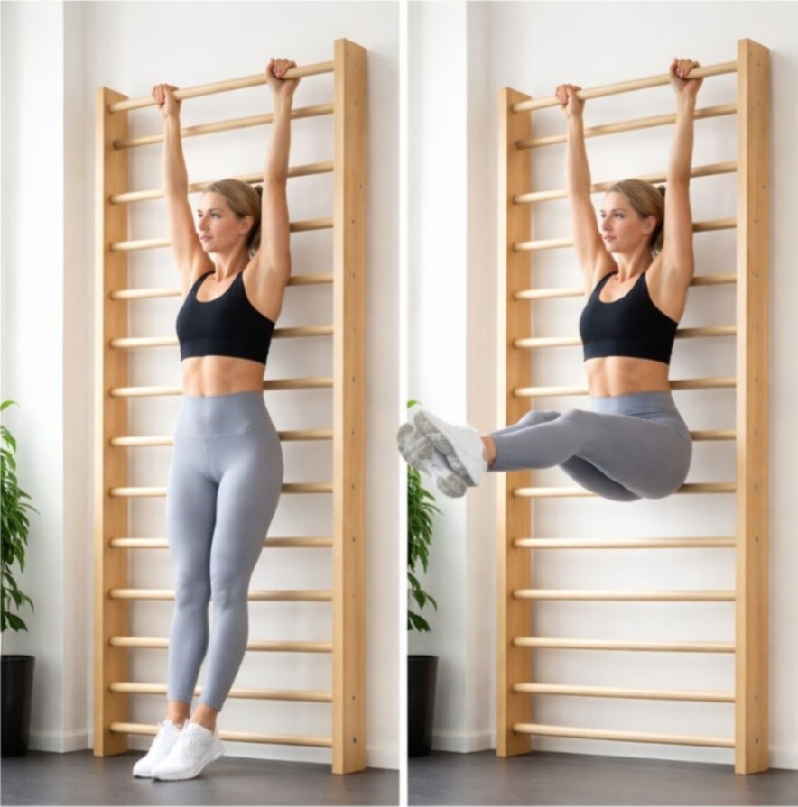 Leg raises på ribbe