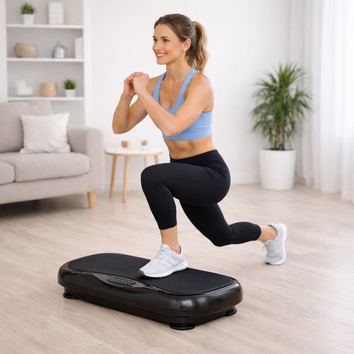 Lunges på vibrationstræner