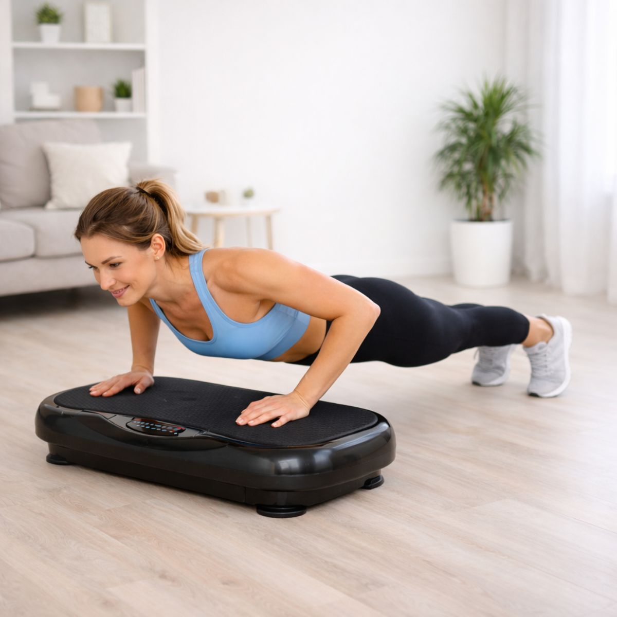 Push-ups på vibrationstræner