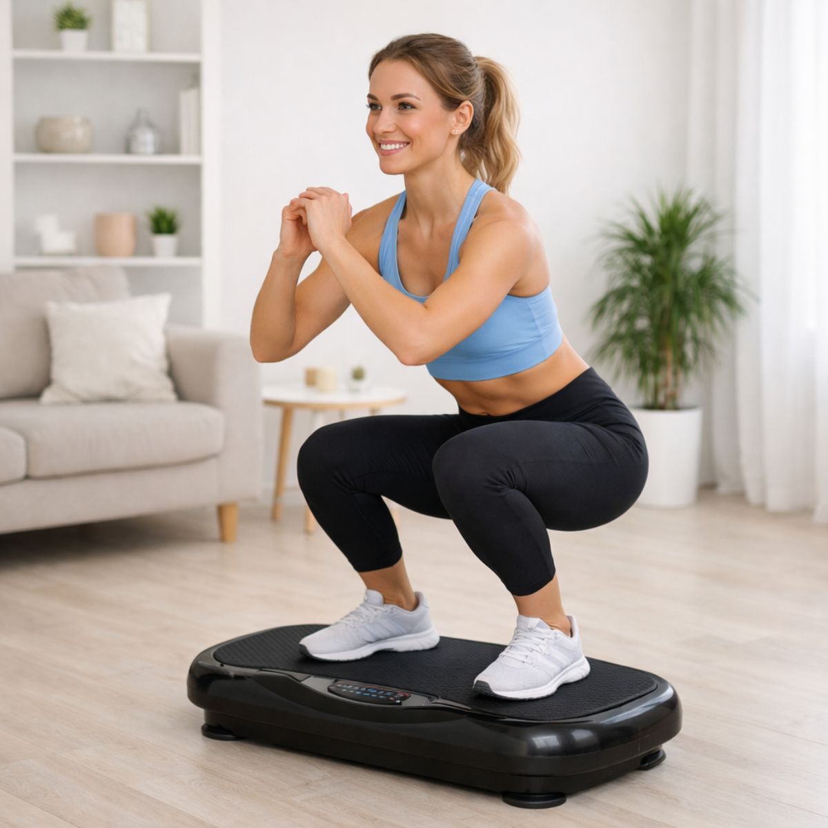 Squats på vibrationstræner