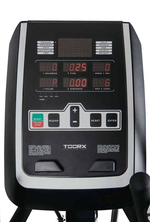 Kontrolpanel på TOORX ERX 9000 Crosstrainer