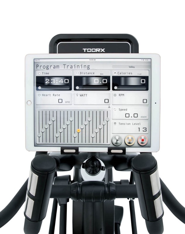Tablet holder på Toorx ERX 700 Crosstrainer