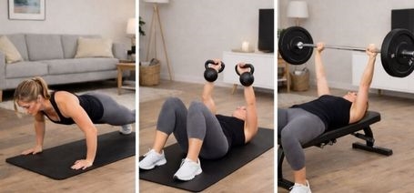 Hjemmetræningsprogram – Kom i gang med styrketræning derhjemme