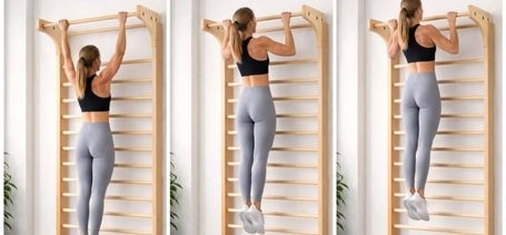 Ribbe træning - 5 øvelser du kan lave på en gymnastik ribbe