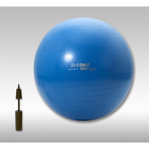 Dette er en Top Sport fitnessbold i blå
